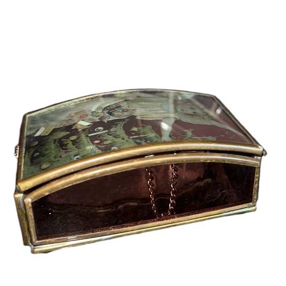 Vintage Via Vermont Christmas Handcrafted Angel Trinket box - Picture 6 of 13